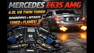 E63s amg v8 twin turbo pure sound