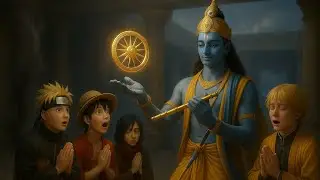 🔥 &ldquo;Shri Krishna vs Dark Villain ⚡ Ultra Realistic Anime Crossover&rdquo;