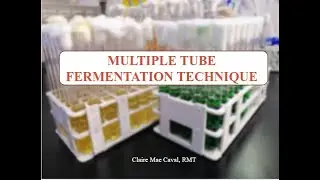 Multiple Tube Fermentation Technique in Potable and Non-Potable Water (Water Bacteriology Part 3)