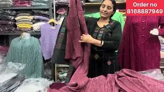 आज फिर से नये डिज़ाइन देखो #kaithal #nidhiboutiqe #wollendress 