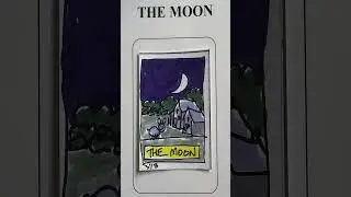 Tarot card The Moon #tarot #tarotinterpretation