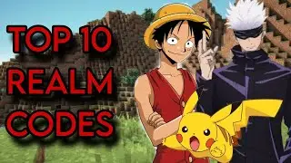 *NEW* TOP 10 BEST REALM CODES FOR MINECRAFT BEDROCK EDITION!