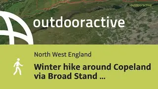 Flyover video: Winter hike around Copeland via Broad Stand in Lake District ...