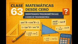 🧮 Clase 63 – Identidades Trigonométricas (cierre de trigonometría) | Matemáticas Desde Cero