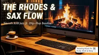 The Rhodes & Sax Flow: Smooth R&B Jazz ft. Hip-Hop Bassline | Relaxing Music for Study, Work & Sleep