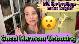 Gucci Marmont Camera Bag Unboxing - Did The Boutique Make It Right???
