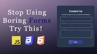 This Animated Form Will Blow Your Mind!