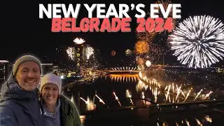 Новый год в БЕЛГРАДЕ 2024 (невероятное шоу фейерверков) Сербия, видеоблог о путешествиях