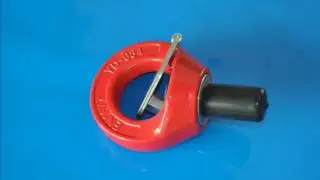 EN1677 4 Alloy Steel Swivel Eye Bolts Self Locking Hook with Grisp