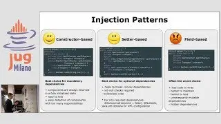 JUG Milano Meeting #111 - Pragmatic Dependency Injection with Spring Framework’s IoC container
