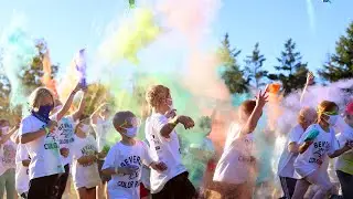 Beverly Elementary's Color Run Highlights