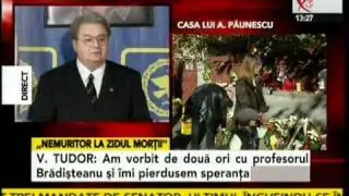 Corneliu Vadim Tudor despre moartea lui Adrian Paunescu