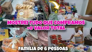 ATÉ AQUI TEM NÓS AJUDADO O SENHOR +MOSTREI TUDO QUE COMPRAMOS ESSE MÊS + DEU BASTANTE COISA #compras