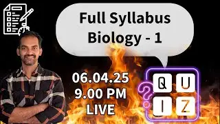 Biology Full test - 1 | Menti Quiz Live