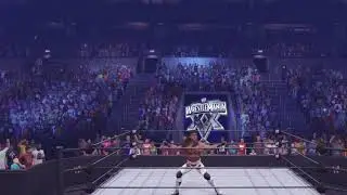 WWE 2k24 - Gauntlet Match - Austin, Rock,  Triple H, HBK, Roman Regins & Cena - Full Match #wwe2k24