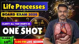 Life Processes Class 10 | Complete Chapter in ONE SHOT | NCERT Cover| Science