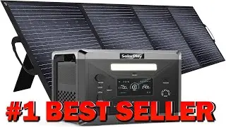 Портативная электростанция SolarPlay 2400 Вт, солнечный генератор 2160 Вт&middot;ч с солнечной панелью 2...