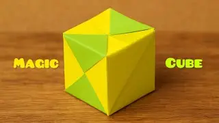 DIY Paper Magic Cube | Fun Origami Craft for Kids & Beginners