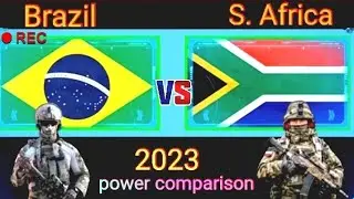 Brazil vs South Africa military power comparison 2023 | South Africa | Brazil