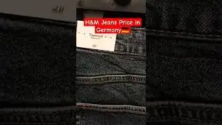 H&M Jeans price in Germany🇩🇪#shortfeed #shorts #youtubeshorts #germany #trending #jeans #munich
