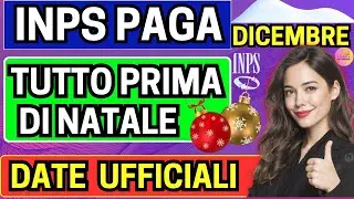 📢Pagamenti INPS dicembre: Anticipo Natale ADI, Assegno Unico, Pensioni, SFL, 730
