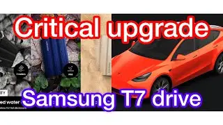 Critical upgrade for all Tesla owners Samsung T7 SSD how to set up for dash cam and sentry mode
