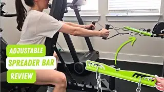 Best Lat Pulldown Attachment - Adjustable Spreader Bar (Korikahm)