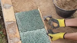Colocación piso drenante Pietra Bella