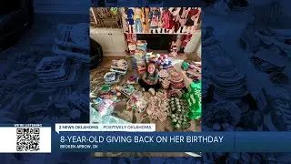 POSITIVELY OKLAHOMA: Broken Arrow girl gives back on birthday