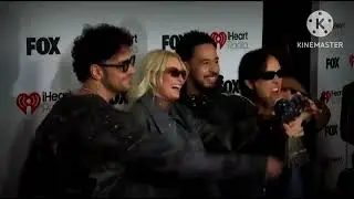 Linkin Park at the 2025 iHeartRadio Music Awards red carpet Video
