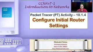 PT Activity 10.1.4 Configuration of Initial Router Settings