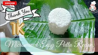 Mug Puttu Recipe.| Easy Microwaved Puttu Recipe.||Rose Oven. @RoseOven