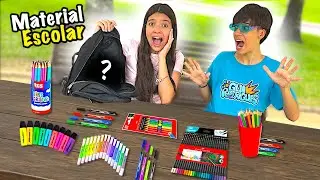 ANNY REAGINDO AO MATERIAL ESCOLAR do AMIGO !!