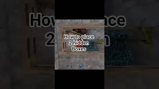 How to place the second sneaky box!! RUST tips