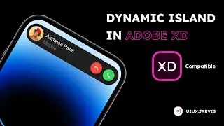 DYNAMIC ISLAND in ADOBE XD