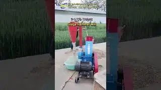2-4 Ton Silage Hammer Mill Farm Machine Equipped With a Cyclone