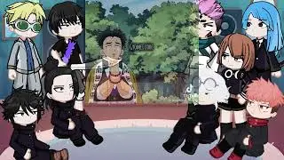 Jujutsukaisen react to Gyomei | giyuu | Demon slayer | Gojo | Gacha life 2