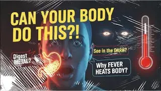 Can the Human Body Really Do This? 🤯 Digest Metal, Fever Heat & Night Vision Explained