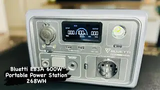 Bluetti EB3A Portable Power Station 268WH | Load Shedding Solution | LiFePO4 | Unboxing and Review
