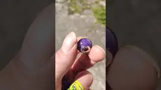 #purple #mica #handmade #resin #beads