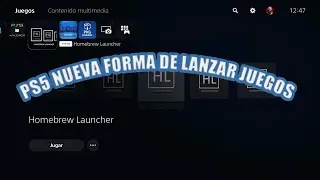 👍 PS5 NEW WAY TO LAUNCH GAMES FROM HOMEBREW LAUNCHER. 👍
