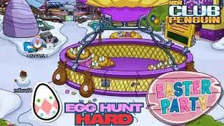 EASTER PARTY 2025 WALKTRHOUGH - EGG HUNT : HARD🐣|  New Club Penguin