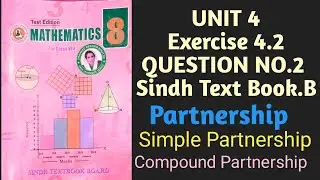 Unit 4 Exercise 4.2 Q.NO.2 Class Eight Mathematics Sindh Text Book Board (STBB)