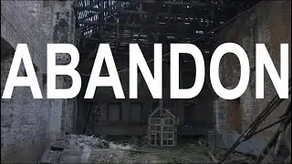ABANDON 2022 / site-specific installation hidden in an abandoned building