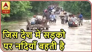 People Use Bullock-Carts As Mode Of Transportation In Flood-Hit Moradabad | ABP News