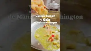 Rollo de manzana con crema de queso y t&eacute; chai