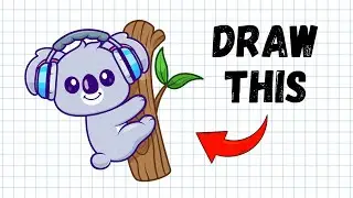 How To Draw A Koala #1 | Drawing Tutorial