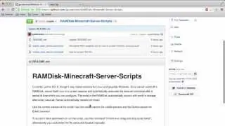 Скрипты сервера RAMDisk для Minecraft OS X с автоматическим сохранением и перезапуском при сбое