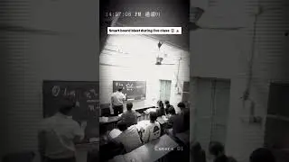 Accident...smartboard blast during lecture.#shorts #smartboard#youtubeshorts