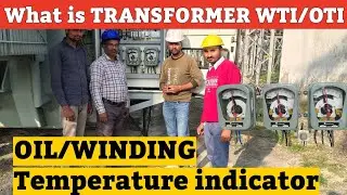 How is the temperature of the OIL / WINDING in transformer oil checked ?#engineering #electrical